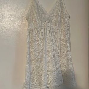 Torrid white babydoll chemise!